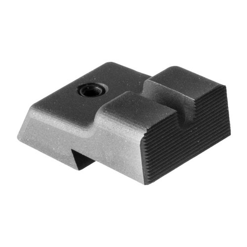 Harrison Design 1911 Low Mount U Notch Rear Sight parantaa tähtäystä, tarjoaa nopean kohdistuksen, on kestävä ja sopii Novak LoMount -dovetailiin.