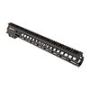 Geissele MK14 Super Modular Rail on AR-15: kapea profiili, M-LOK kiinnitysmahdollisuudet, kestävä 6061 T6 alumiini ja vapaa kelluva piippu.