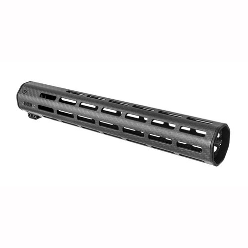 Faxon Firearmsin Streamline Carbon Fiber Handguard on 40 % kevyempi kuin alumiini, mutta vahvempi. M-LOK-kiinnitykset ja erinomainen jäykkyys ilman ylimääräistä painoa.
