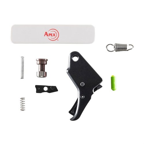 Apex Tactical S&W M&P M2.0 Shield - Parantaa liipaisinta: 2 paunan vetovoiman vähennys, 20% vähemmän ennakkomatkaa ja sujuvampi vetovastus.
