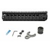 Bravo Companyn BCM QRF Quad Rail Free Float -kädensija tarjoaa neljä Picatinny-raitaa, tarkkuuden säilyttämisen ja erinomaisen lisävarusteiden kiinnityksen.