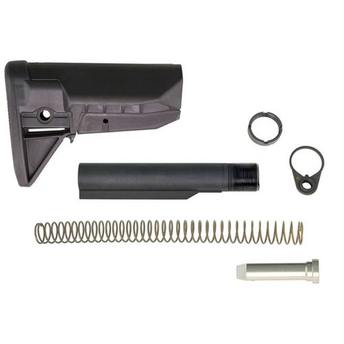 Bravo Companyn BCMGunfighter Mod 0 SOPMOD - säädettävä, mukava poskipatja, nopeasti säädettävä, kaksi ambideksteristä sling-mountia, saatavilla mustana tai Flat Dark Earthinä.
