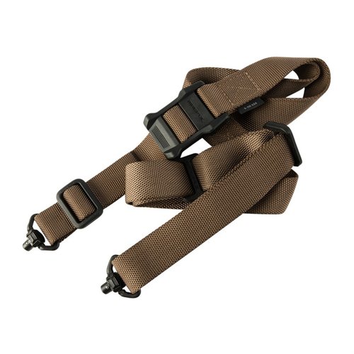 Magpul MS1 QDM Sling tarjoaa kestävä ja matalaprofiilinen muotoilu, nopean pituuden säätämisen MS1® Sliderilla ja mahdollisuuden yhdellä kädellä käyttöön.