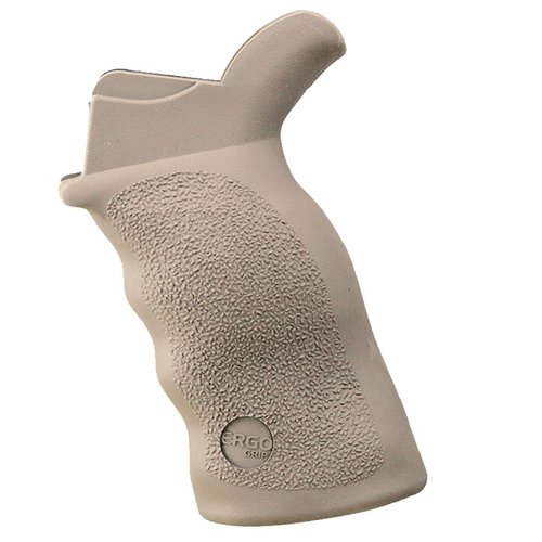ERGO Tactical Deluxe Grip tarjoaa erinomaisen otteen suuremmille käsille, on öljy- ja liuotinvapaa, sekä tarjoaa varman pidon märissä olosuhteissa.