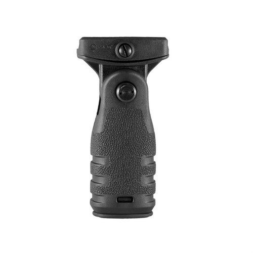 Mission First Tactical AR-15 React Folding Vertical Grip tarjoaa paremman hallinnan, vähentää piipun nousua ja sisältää vesitiiviin säilytystilan varabattereille.