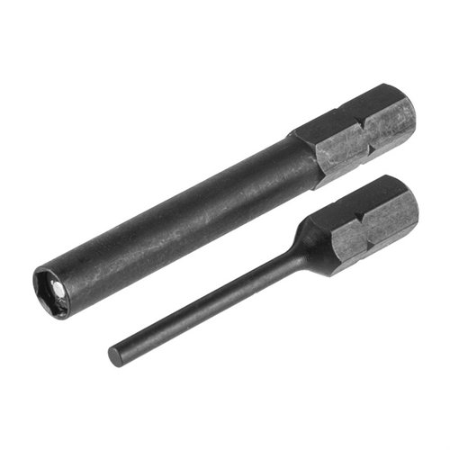 FIX IT STICKS Glock® -kombo sisältää 3/32" pin punchin ja 3/16" hex-nut driverin, jotka tekevät Glockisi purkamisesta ja kokoamisesta nopeaa ja vaivatonta.