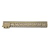 Geissele MK14 Super Modular Rail on AR-15: kapea profiili, runsaasti M-LOK- ja Picatinny-kiinnitysmahdollisuuksia, kevyt 6061 T6 alumiini.
