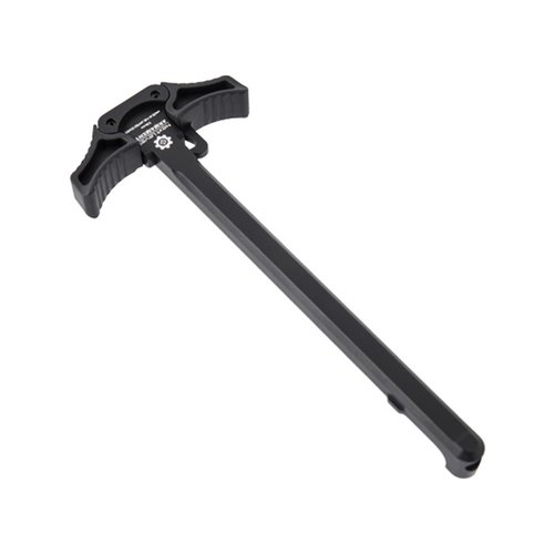 Next Level Armamentin AR-15 NLX 556 Charging Handle on suunniteltu parantamaan AR-15:n käsittelyä; ambidextrous-muotoilu ja 7075-alumiini takaavat luotettavan toiminnan.