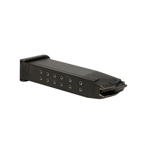 KCI:n 9mm lipas Glock® 19/26:lle tarjoaa lisää ampumakapasiteettia, luotettavaa toimintaa ja yhteensopivuutta Glock-tehtaan lisävarusteiden kanssa.