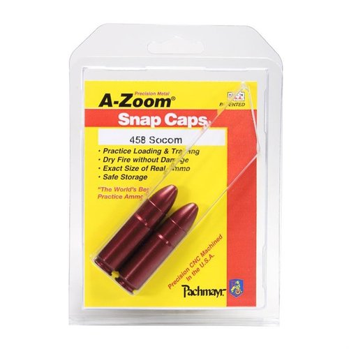 A-Zoom Snap Caps Blue Value Packit ovat täydellisiä turvallisuuskoulutukseen ja toiminnalliseen testaukseen, kestäen yli 3000 laukaisua ilman vaurioita.