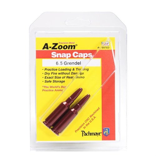 A-Zoom Snap Caps Blue Value Packit tarjoavat turvallista harjoittelua ja testausmahdollisuuksia, kestävä alumiinirakenne ja yli 3000 laukaisua ilman vaurioita.