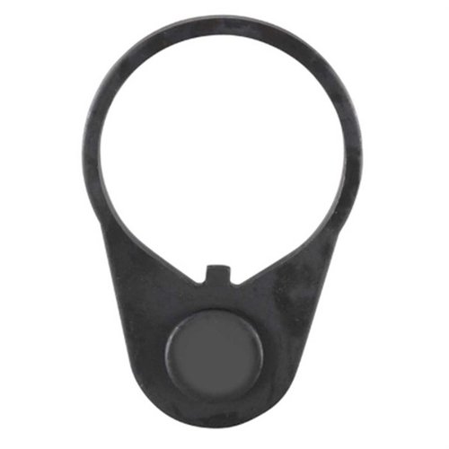 Luth-AR MBA-3/MBA-4 Carbine Latch Plate on valmistettu mustasta teräksestä, tarjoten kestävän ja luotettavan ratkaisun Luth-AR Carbine Buffer Kitteihin.