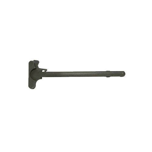 .223 Charging Handle Luth-AR on tehty korkealaatuisista materiaaleista, ja se sopii täydellisesti standardeihin AR-15 kiväreihin, varmistaen luotettavan toiminnan.