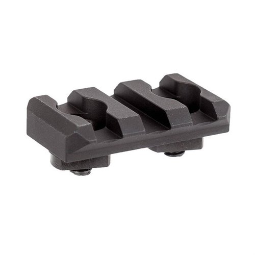 Arisaka Low Profile Picatinny Rail on KeyMod - vain 0.277 tuumaa korkeudeltaan, 5 kiinnityspaikkaa ja 6061 T-6 alumiinia, vähentää massaa ja parantaa käytettävyyttä.