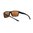 MAGPUL EXPLORER MATTE BLACK FRAME BRONZE LENS W/BLUE LENS MIRROR