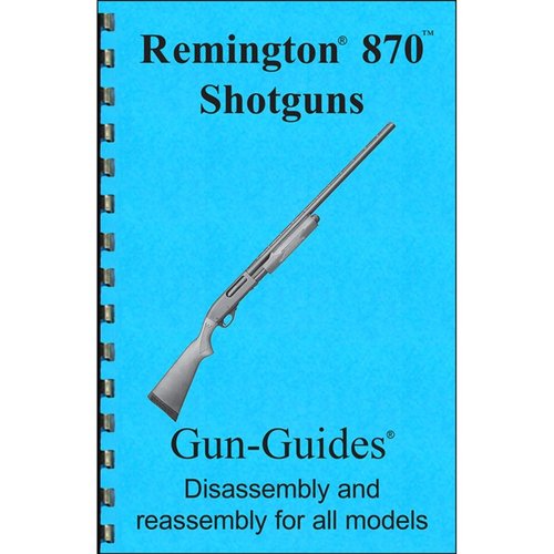 Remington 870 Assembly and Disassembly Guide tarjoaa yksityiskohtaiset ohjeet, kaaviot ja valokuvat, jotka helpottavat aseesi huoltoa ja kunnossapitoa.