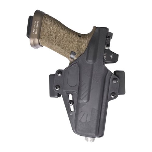 Raven Concealment Systems Perun G17 - huipputason OWB-holsteri, joka tarjoaa erinomaisen mukavuuden, säädettävän pidon ja yhteensopivuuden useiden optiikoiden kanssa.