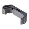 Vickers Glock® Extended Magazine Release mahdollistaa nopeammat ja sujuvammat lippaiden vaihdot, ja se on helppo löytää ja käyttää ilman käden siirtoa.