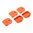 TANGODOWN TACTICAL MAGAZINE FLOOR PLATES FOR GLOCK® ORANGE