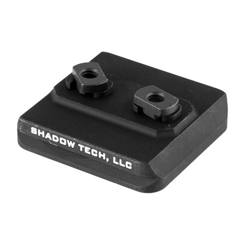 ShadowTechin MARC M-LOK® -levy tarjoaa kevyen ja kestävän ratkaisun kiväärin tai kaukoputken kiinnittämiseen jalustaan, yhteensopiva Arca-Swiss ja Manfrotto.