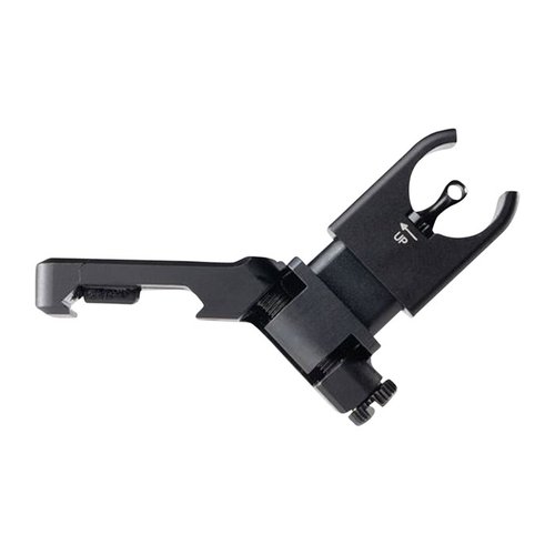 Ultradyne C4 Offset Folding Front Sight tarjoaa innovatiivisen näkymän, joka ei peitä kohdetta, ja se on yhteensopiva MIL-STD 1913 Picatinny railin kanssa.