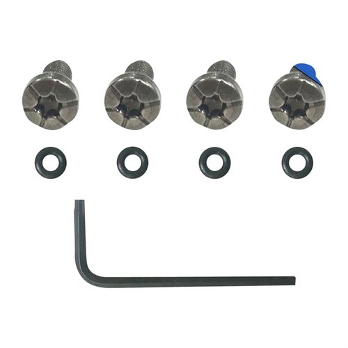 TITANIUM GRIP SCREWS tarjoavat kestäviä, korroosionkestäviä ja kauniisti kaiverrettuja ruuveja SW22® Victory™, Ruger® MKIV ja MKIII 22/45 malleihin.