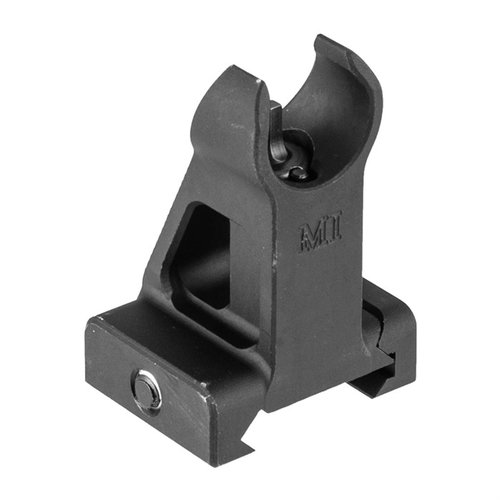 AR-15 COMBAT FIXED FRONT SIGHT, HK STYLE tarjoaa Mil-Spec korkeuden, HK-tyyppisen tähtäyksen ja 1.5 MOA säädöt kevyessä T6 6061 alumiinista.
