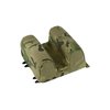 Eberlestockin ultrakevyt PACK-MOUNTABLE SHOOTING REST kiinnitetään helposti reppuun, mahdollistaen nopean ja mukautuvan ampuma-asennon eri maastoissa.