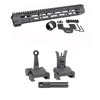 AR-15 Slim Line -kädensija tarjoaa M-LOK kiinnityspisteitä ja Picatinny-railin, yhdistettynä Flip-Up Combat Sightseihin, jotka tarjoavat tarkat säädöt.