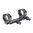 BADGER ORDNANCE 30MM 1.54" 0 MOA MODULAR MOUNT, BLACK