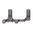 BADGER ORDNANCE 34MM 1.70" 0 MOA MODULAR MOUNT, BLACK