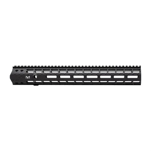 Aero Precision M5 (.308) Enhanced Gen-2 M-LOK - kevyt free float -rakennus, 15" pituus, 6061-T6 alumiinia, yhteensopiva low profile kaasublokkien kanssa.