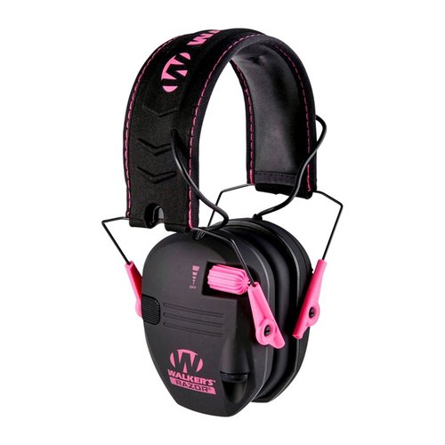 Walkers Razor Slim Electronic Muffs tarjoavat kompaktin ja taitettavan muotoilun, 23 dB äänenvaimennuksen ja erinomaisen mukavuuden ampumiseen.