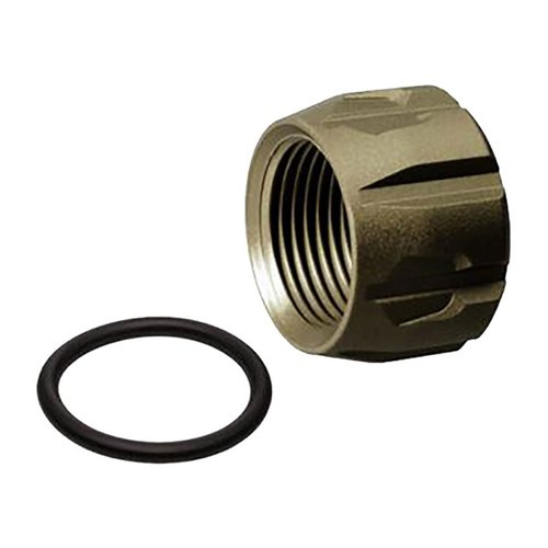 SI Barrel Thread Protector on alumiininen suojus, joka suojaa kierrettä ja kruunua, samalla lisäten tyylikkyyttä. Yhteensopiva ½ x 28 tpi kierteille.