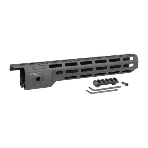 Midwest Industriesin RUGER 10/22® Takedown -kädensija on kevyt, M-Lok™-yhteensopiva ja tarjoaa erinomaisen mukavuuden sekä kestävyysominaisuudet.