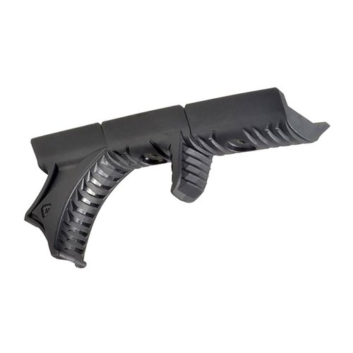 Strike Industriesin Link 3-osainen Hand Stop Kit tarjoaa monipuolisia kiinnitysmahdollisuuksia, erinomaisen ergonomian ja kestävän rakenteen.