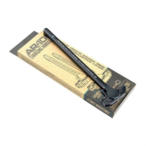 Strike Industries ARCH Charging Handle 308 on AR10-alustalle tarjoaa kestävä ja ergonominen muotoilu, joka ohjaa haitalliset kaasut pois ampujasta.