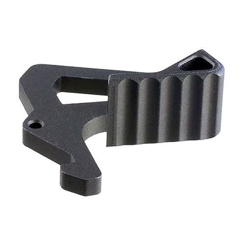 Strike Industries Extended Latch parantaa ARCH-latauskahvaa ja muita standardikahvoja, alumiinirakenne estää kulumista ja ergonominen muotoilu takaa sujuvan käytön.
