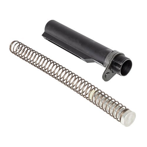 CMMG:n AR-15 Receiver Extension Kit tarjoaa kaikki tarvittavat osat, mukaan lukien säädettävän kuusi-asentoisen receiver extensionin ja Carbine-tyylisen bufferin.