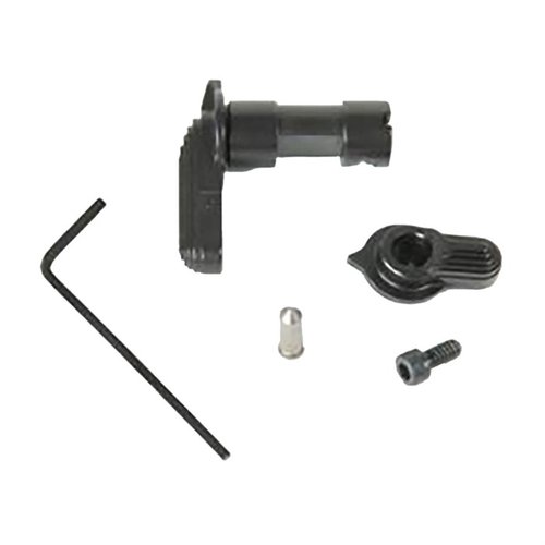 Geissele Posi-Lock Ambidextrous Safety tarjoaa selkeän, tarkan klikkauksen ja helpon käytön kummallakin kädellä, kestävästä 400 Series ruostumattomasta teräksestä.