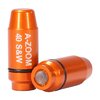 A-ZOOM AMMO SNAP CAP DUMMY ROUNDS 40 S&W 2PK tarjoaa mahdollisuuden harjoitella lataamista, purkamista ja kuivaamistä turvallisesti, parantaen ampumataitoja.