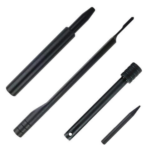 Obsidian Armsin 4-osainen työkalu setti AR-15:lle sisältää erikoispihdit, jotka helpottavat asennusta ja ovat kestäviä 4140 seosteräksestä.