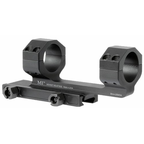 AR-15 G2 30MM Scope Mount 20 MOA tarjoaa erinomaisen silmän etäisyyden, kestävän rakenteen ja 20MOA korkeusnoston pitkän matkan ampumiseen.