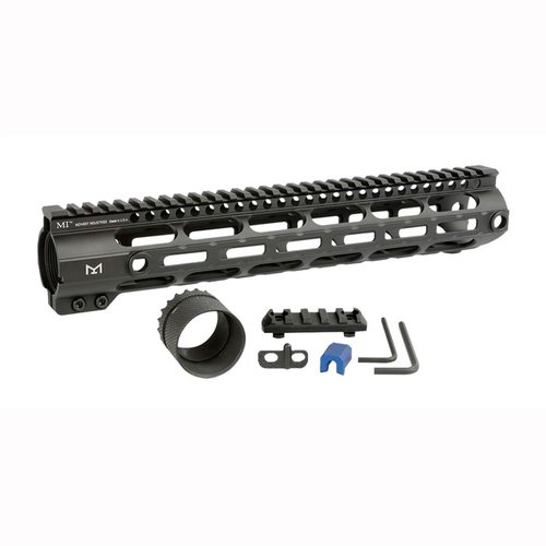 .308 Combat Rail M-LOK - kestävä ja monipuolinen käsikahva DPMS-yhteensopiville aseille, valmistettu 6061 alumiinista, mukana 5 kiinnityspistettä ja M-LOK-rautaa.