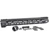 AR-15 Lightweight Handguards M-Lok, 15" on kevyt ja kestävä, sisältää 4 puolta M-Lok-aukkoja, Picatinny-yläraidan ja MI elinikäisen takuun.