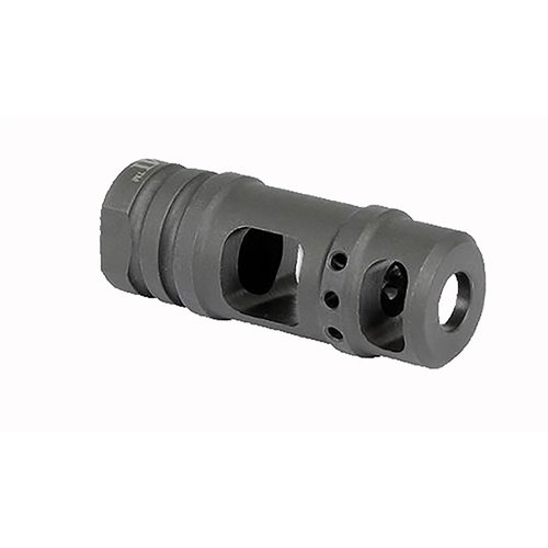 .308 AR-tyypin kaksikammioinen vaimennin vähentää laukauksen nostetta, valmistettu työteräksestä, 5/8-24 kierteet, sisältää uuden crush washerin, elinikäinen takuu.