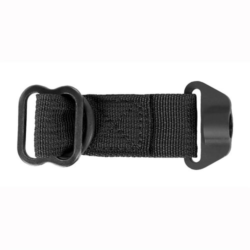 Sling Tail Buttstock Push Button Base Adapter mahdollistaa push button -hihnojen käytön karbiinivarastoissa ilman sisäänrakennettuja kiinnikkeitä.