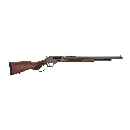 Henry Repeating Armsin Color Case Hardened -mallit yhdistävät perinteisen muotoilun ja modernit ominaisuudet, kuten side loading gate ja säädettävät sights.