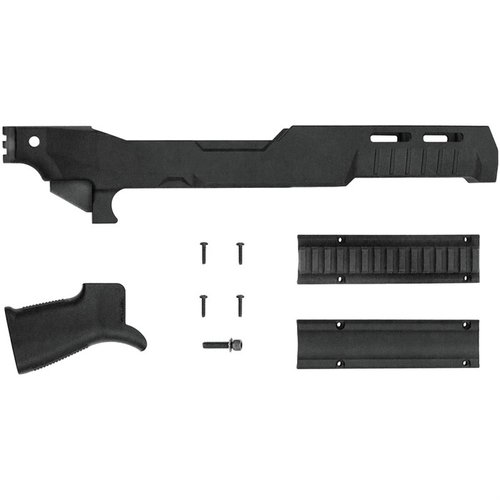 SB22 Fixed Kit on kevyt, modulaarinen alusta Ruger® 22 Chargerille, hyväksyy AR-15 kahvat ja M1913 yhteensopivat lisävarusteet.