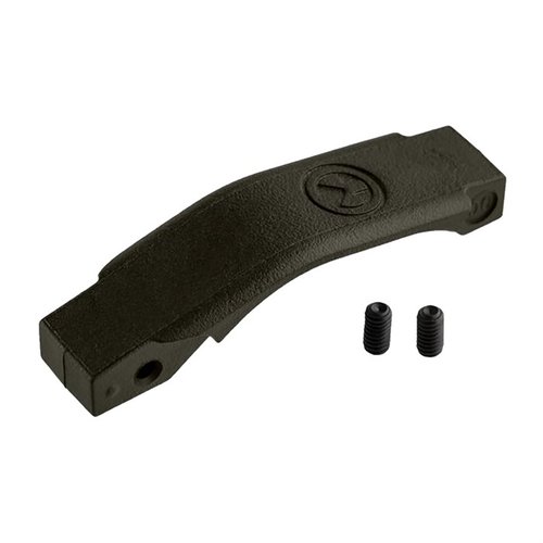 MOE Enhanced Trigger Guard on helppo asentaa ilman erikoistyökaluja, ergonominen muotoilu, suurennettu koko hanskojen käyttöön ja täyttää normaalin liipaisimen suojan aukon.